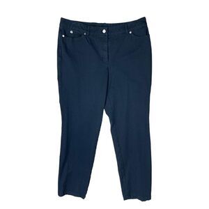 Escada 36 1X Midnight Black Jeans ALTERED Y2K Vintage Mid Rise Straight Leg Curv